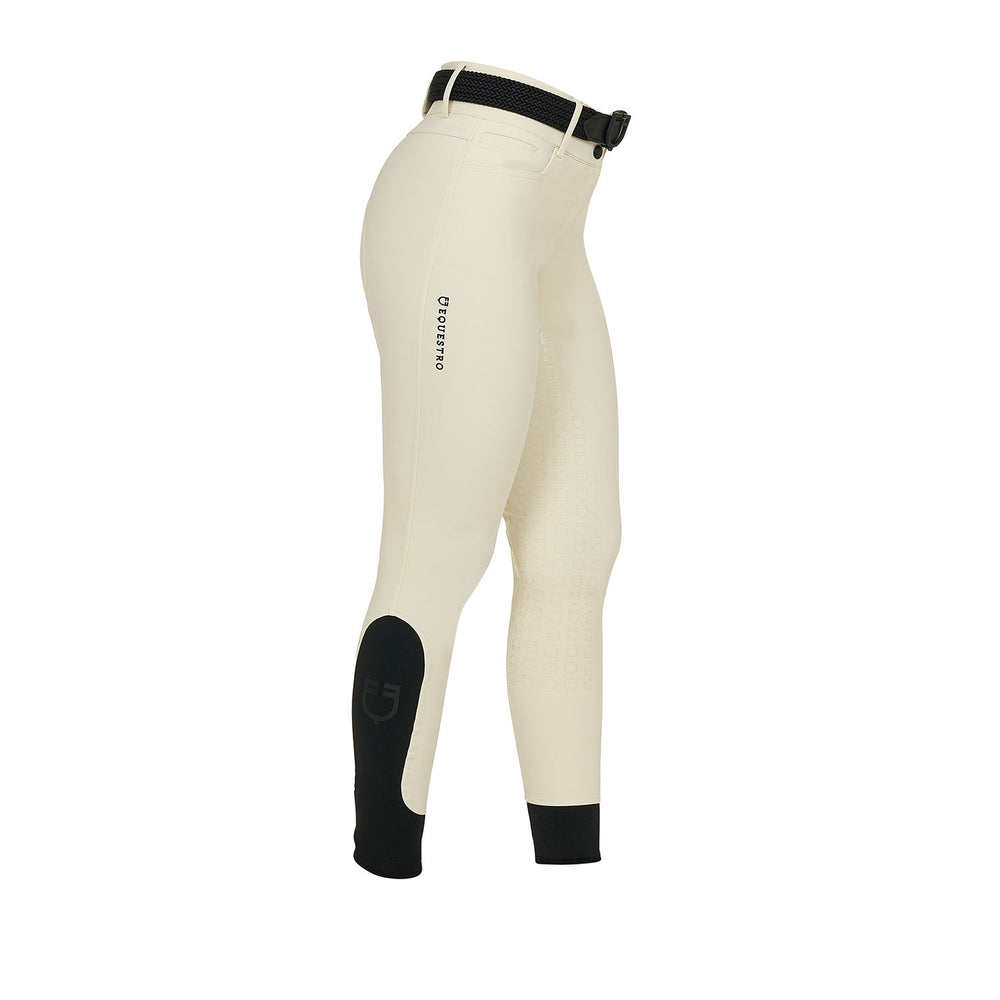 Women's high-waisted knee grip breeches ANTIQUE WHITE (11-0105)