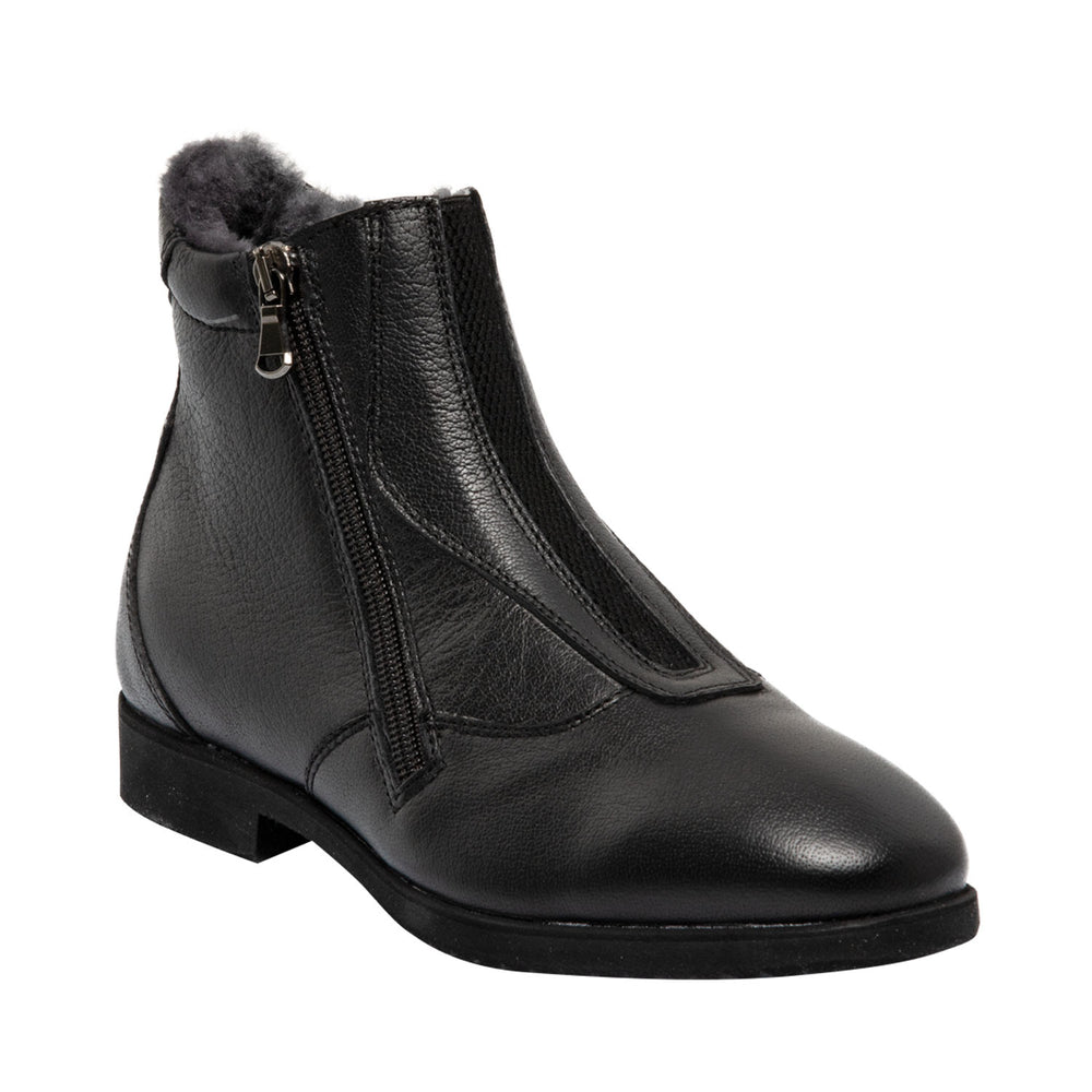 CANOVA ANKLE BOOTS SHEEPSKIN LEATHER BLACK