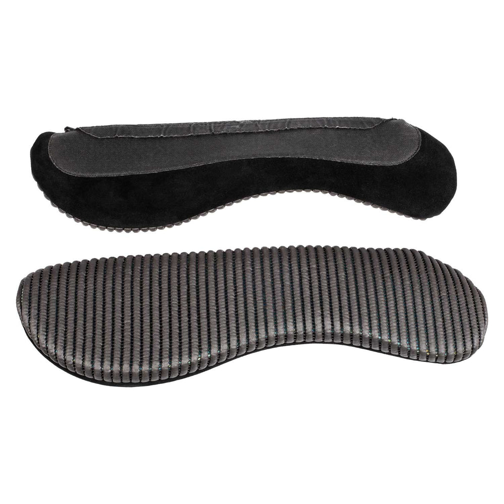 Panels for freeform saddle in suede/sympa, BLACK