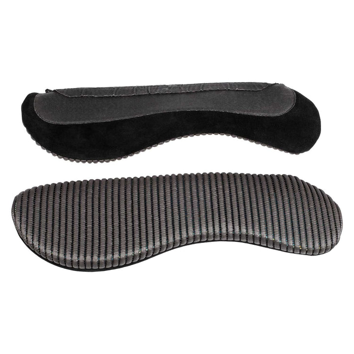 Panels for freeform saddle in suede/sympa, BLACK