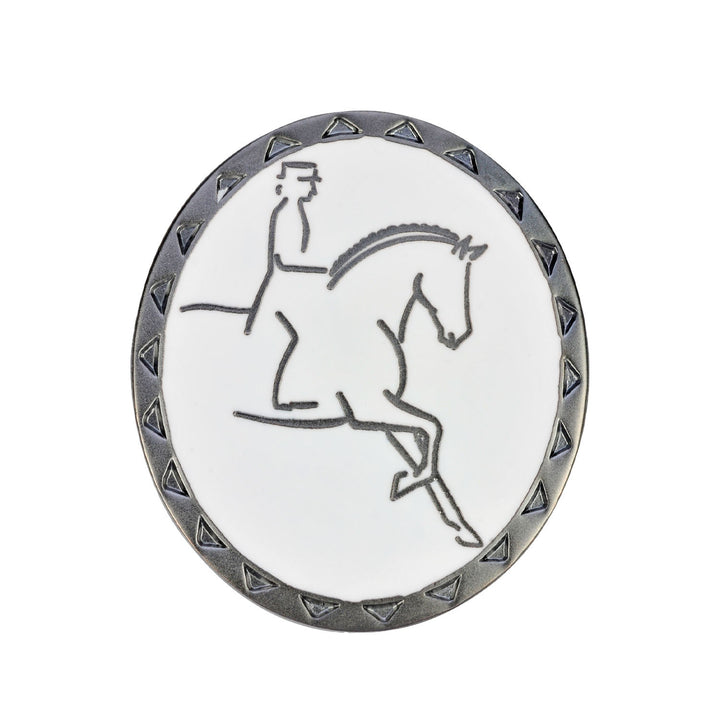 DRESSAGE RIDER BROOCH