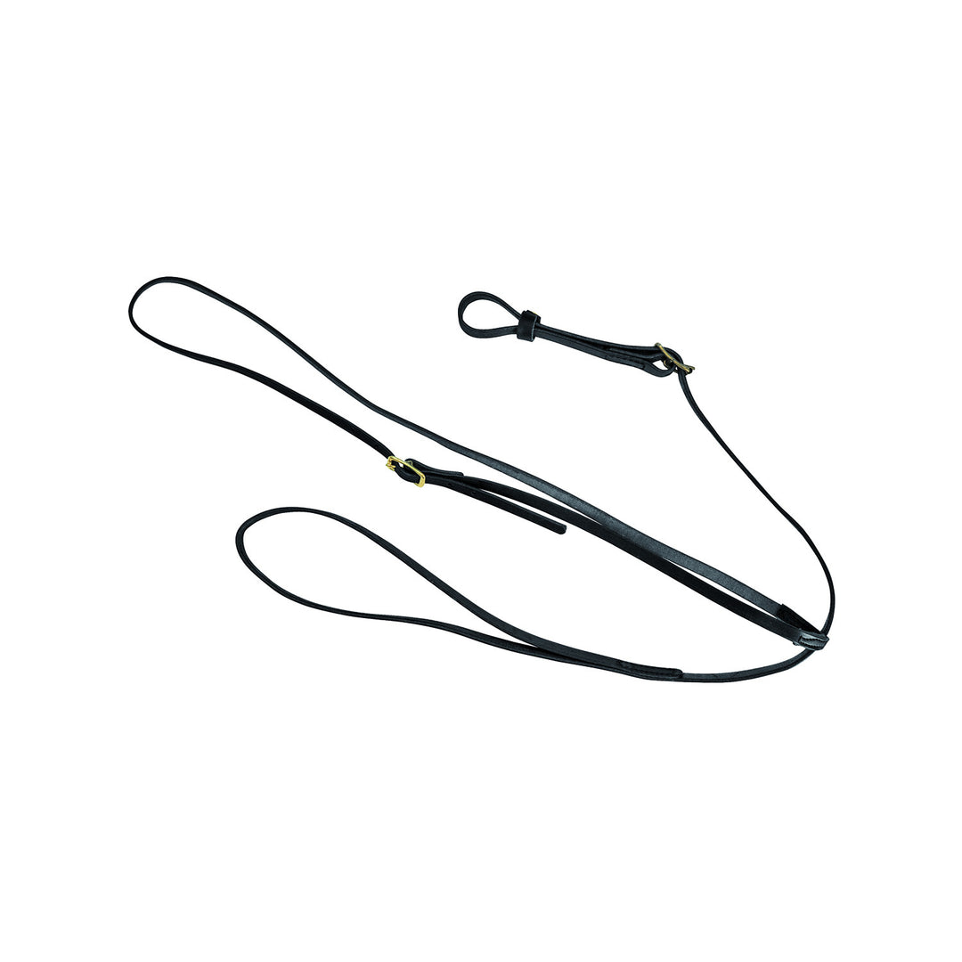 HORSE BALL LEATHER MARTINGALE BLACK