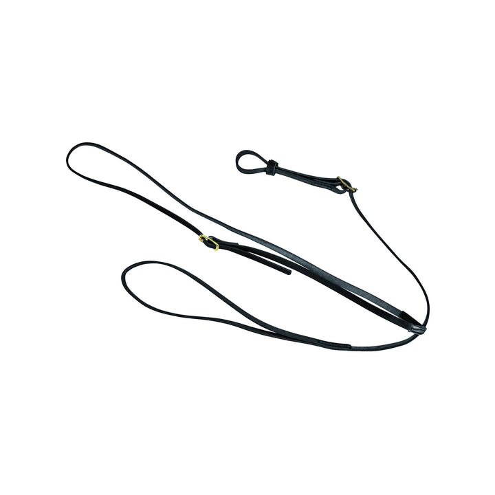 HORSE BALL LEATHER MARTINGALE BLACK