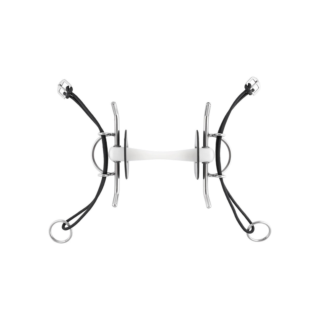NATHE FULL CHEEK GAG BIT 20MM  WITH FLEX. MULLEN MOUTH