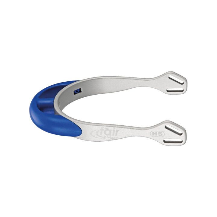 SPURS FAIRRIDER ALUMINIUN ROUNDED NECK BLUE 2 SILVER