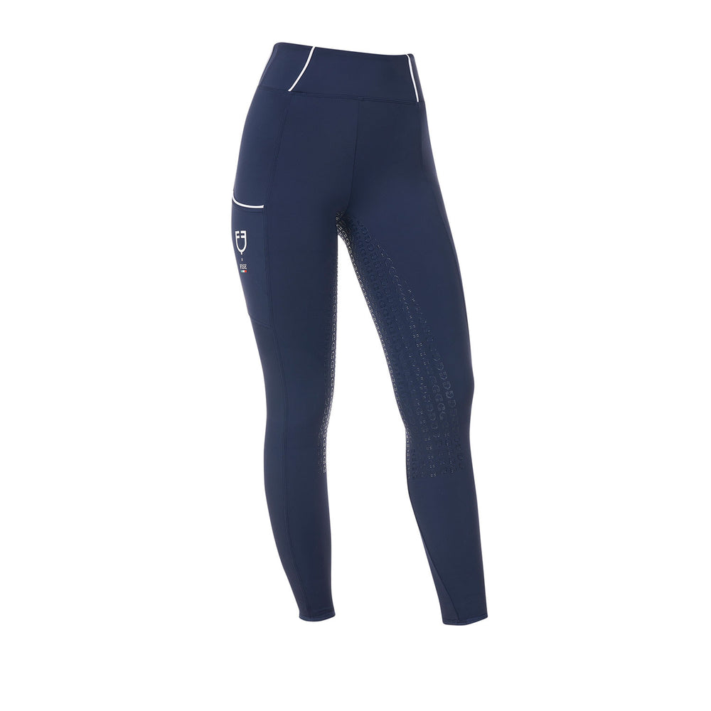 Women's slim fit full grip leggings Equestro  NAVY BLAZER (19-3923)