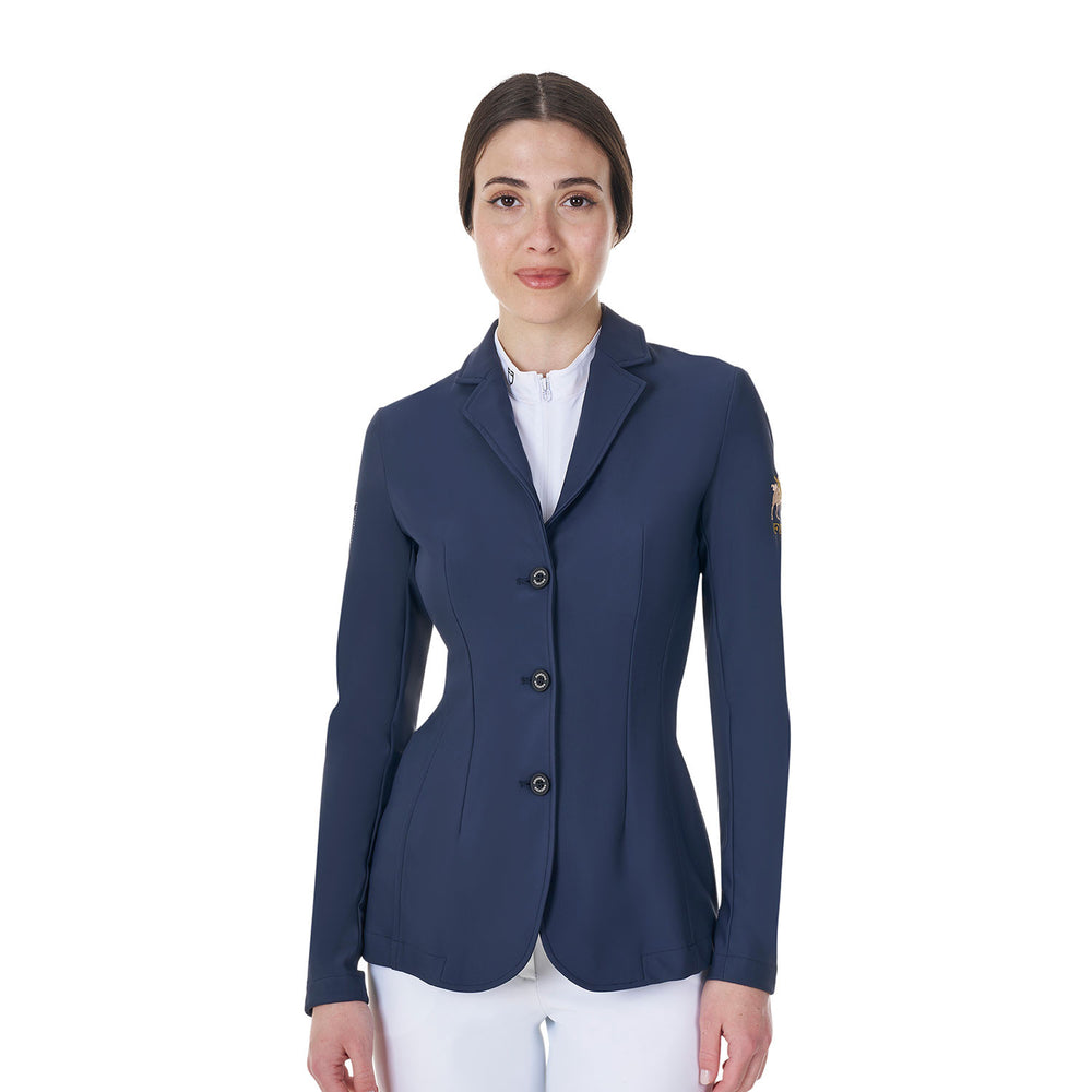 Women's three-button competition jacket Eques NAVY BLAZER (19-3923)
