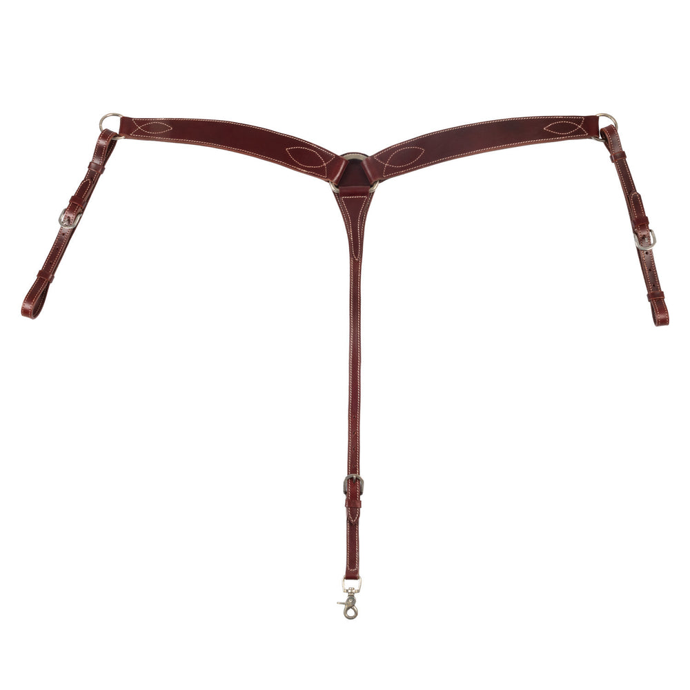 POOL'S WESTERN BREAST COLLAR BROWN