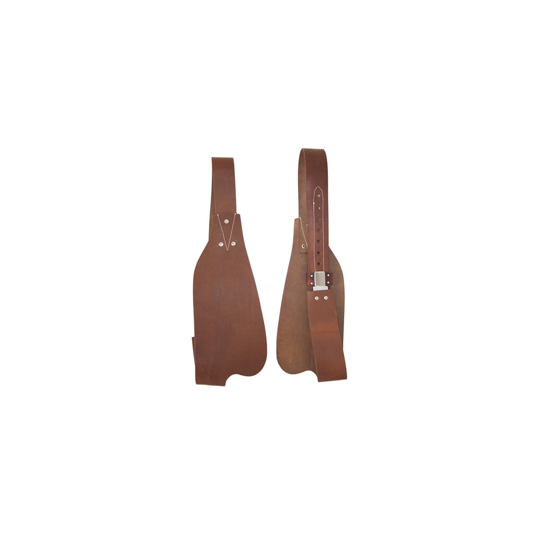 LAKOTA LEATHER WESTERN SADDLE FENDERS BROWN