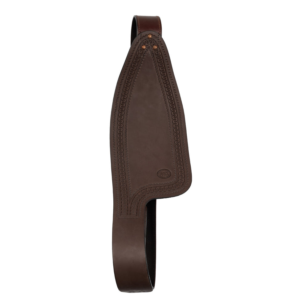 POOL'S SADDLE LEATHER WESTERN SADDLE FENDERS BROWN