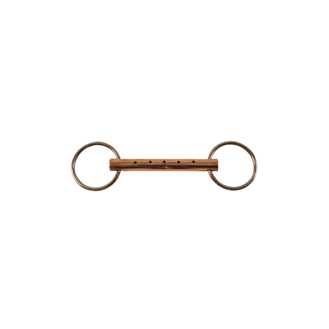 UNLOINTED COPPER MOUTH SNAFFLE