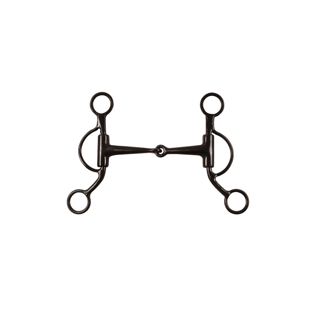 BLACK IRON WESTERN BIT WITH SHORT CHEEKS