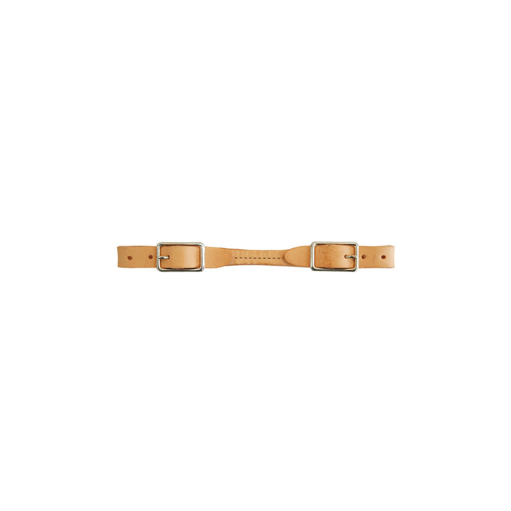 LEATHER CURB CHAIN NATURAL
