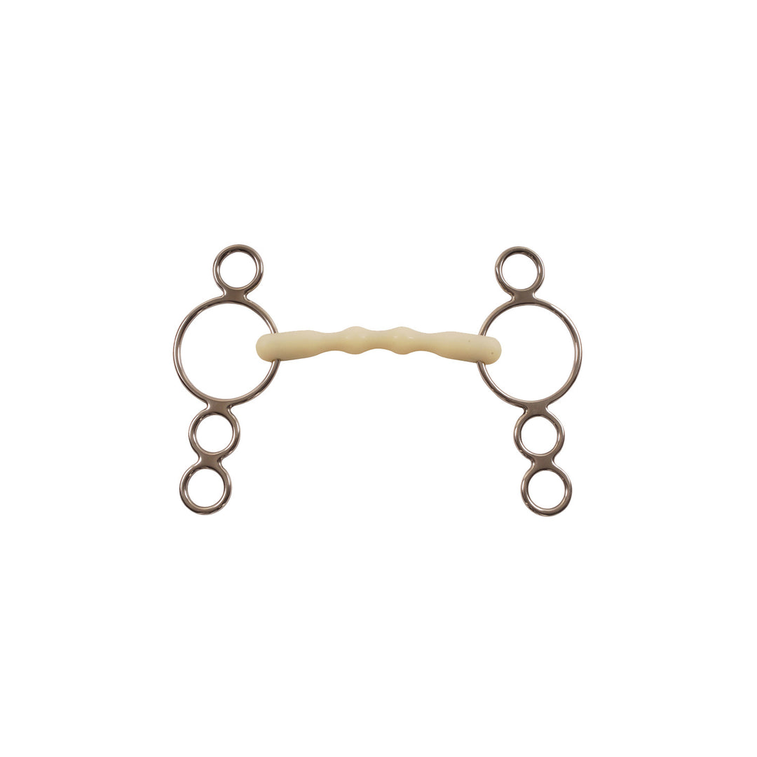 HM MULLEN MOUTH GAG BIT 4-RING CHEEKS