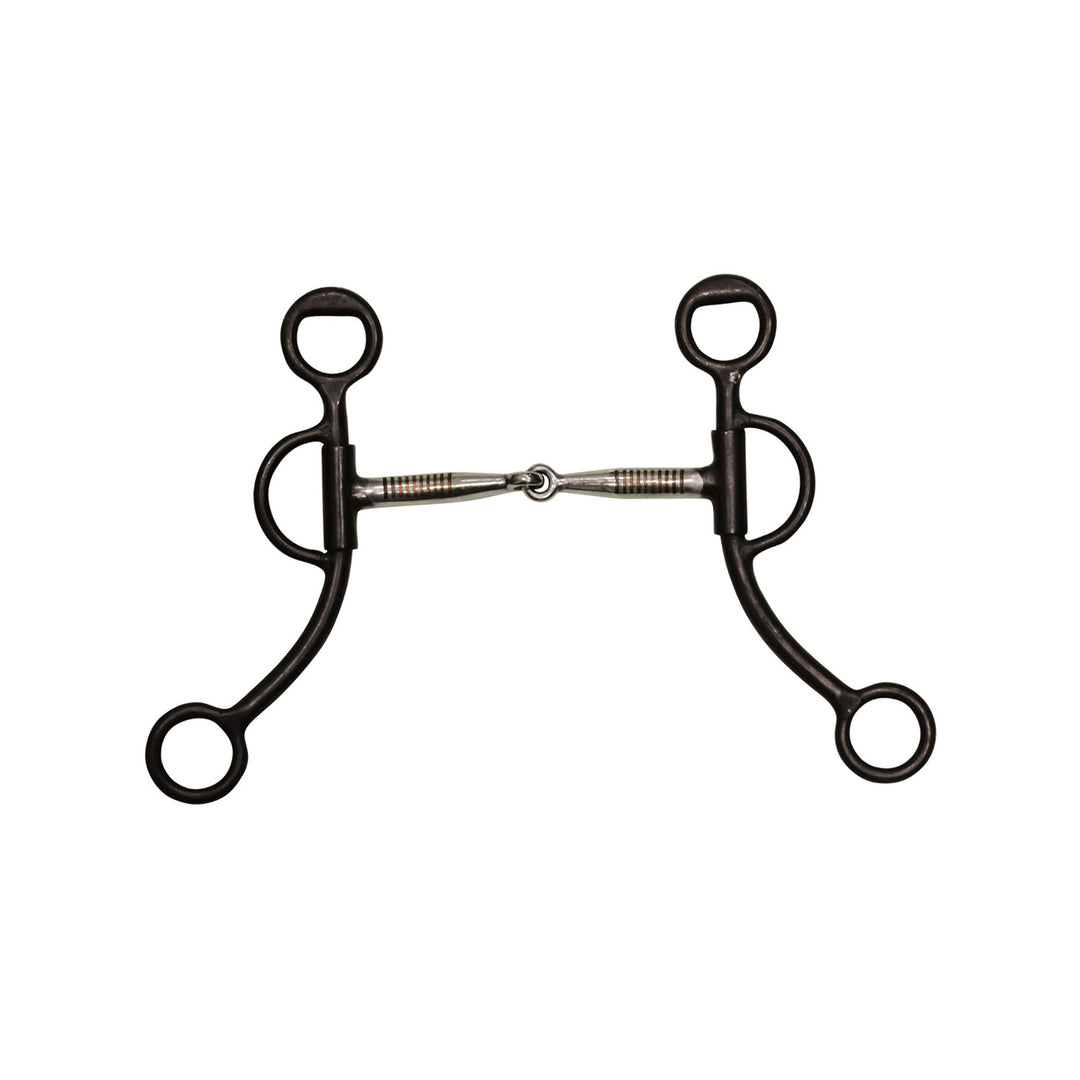 BLACK IRON WESTERN BIT WITH STAINLESS STEEL MOUTHPIECE