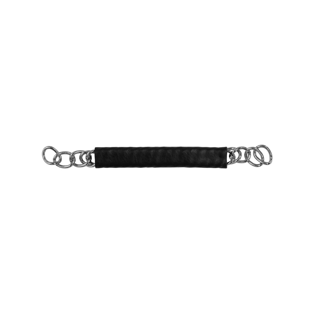 Coated curb chain BLACK