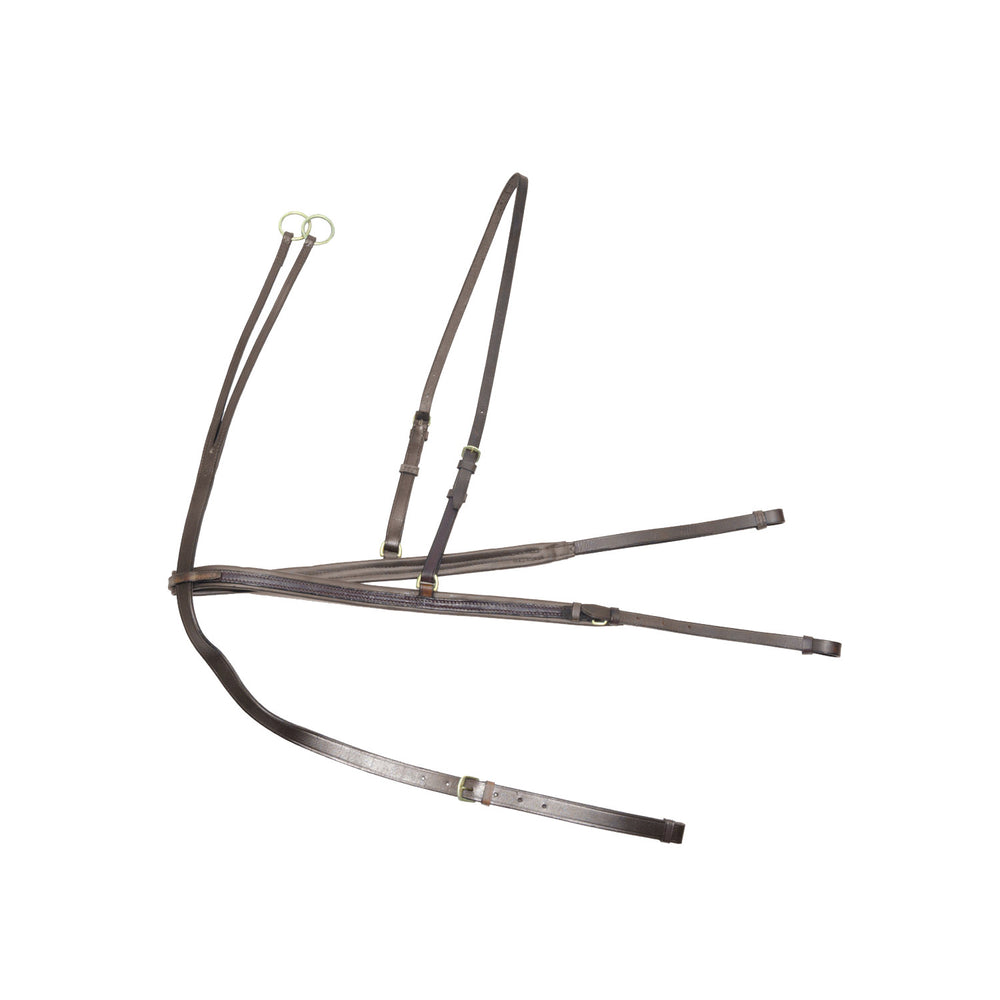 DERBY BREASTPLATE W/MARTINGALE DARK BROWN