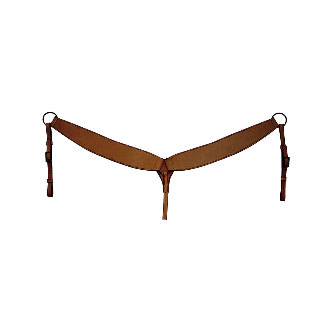 LEATHER SMOOTH BREASTCOLLAR BROWN