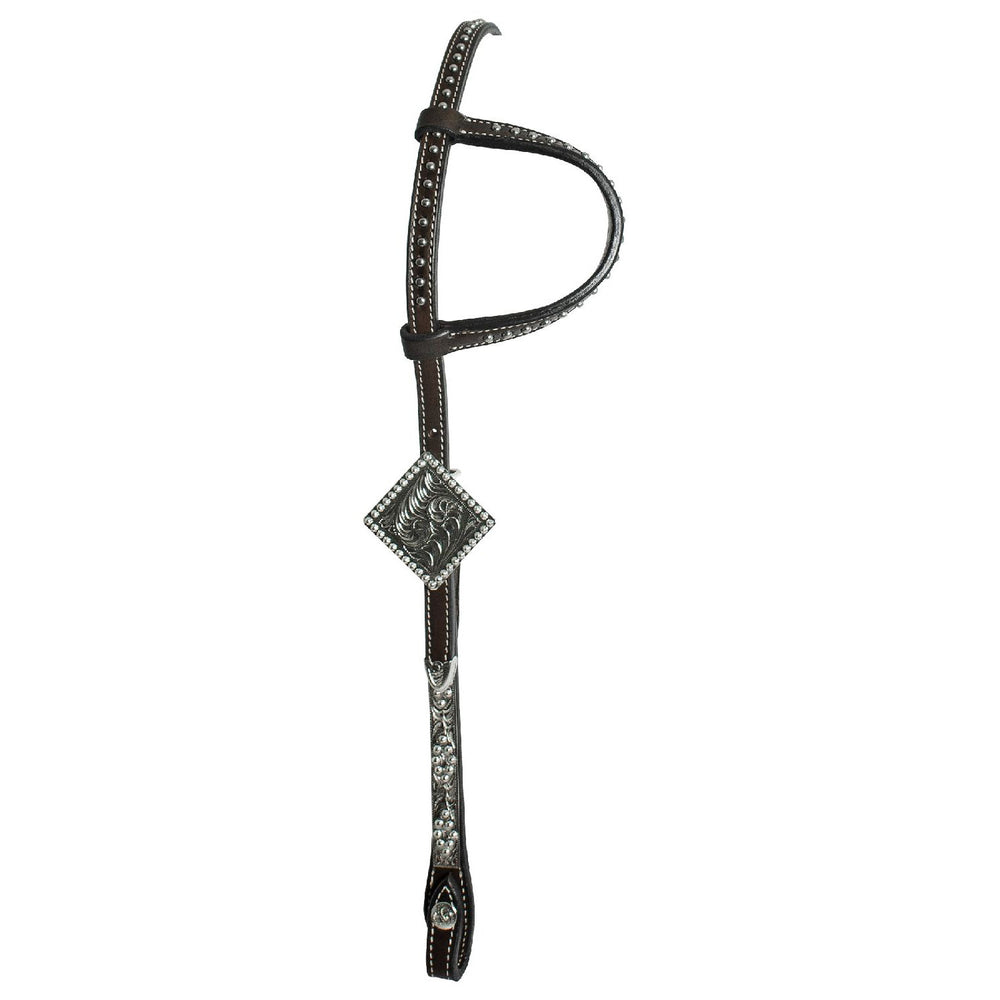 POOL'S ONE EAR HEADSTALL WSOE/00214 BROWN