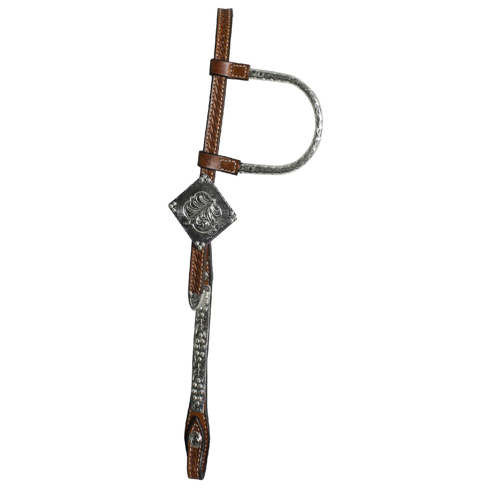 POOL'S ONE EAR HEADSTALL WSOE/00217 BROWN