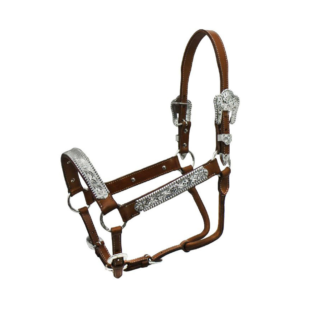 POOL'S LEATHER HALTER ELHT/00932 BROWN
