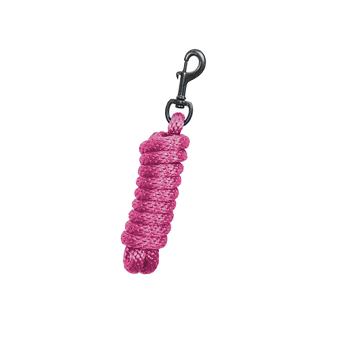BLACK FINISH NYLON LEADROPE FUCSIA