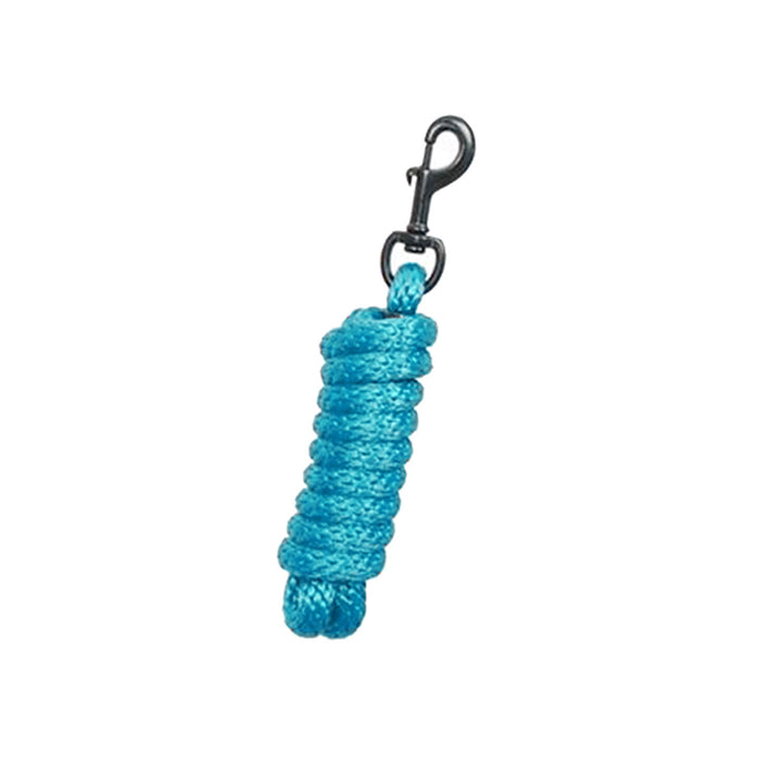 BLACK FINISH NYLON LEADROPE TURQUOISE
