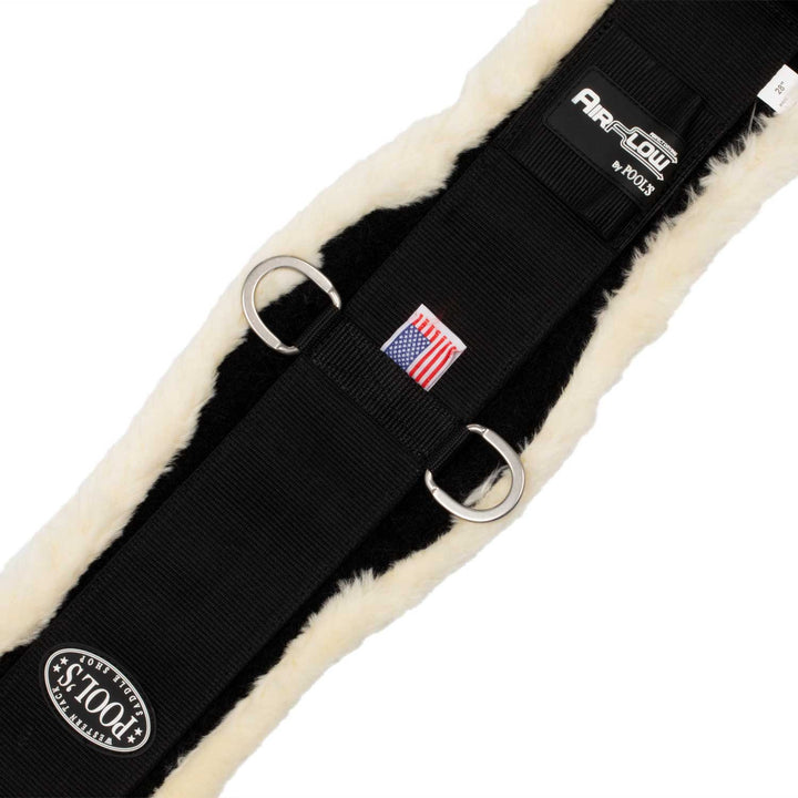 AIRFLOW COMFORT WESTERN GIRTH WITH SYNTHETIC WOOL
