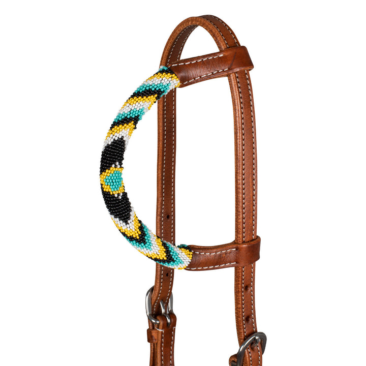 Abstract decorations western bridle