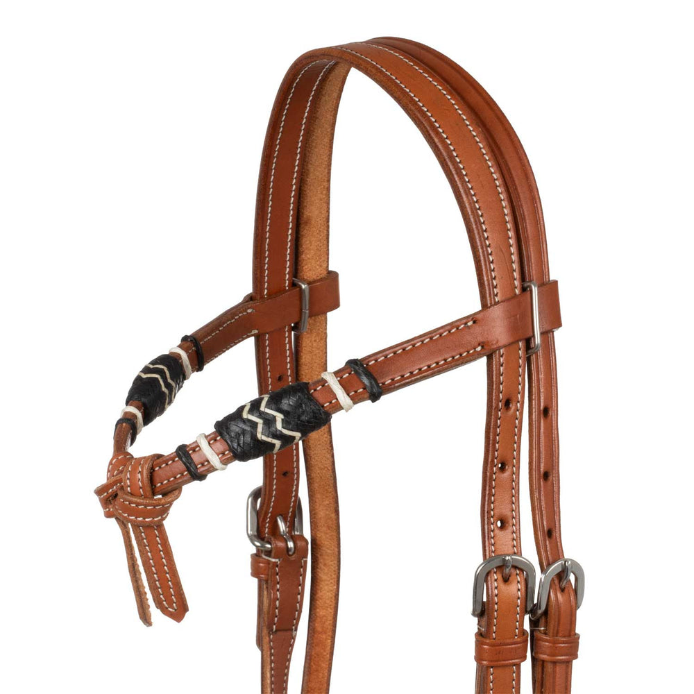 BICOLOR BOSAL SET WITH HORSEHAIR MECATE REINS