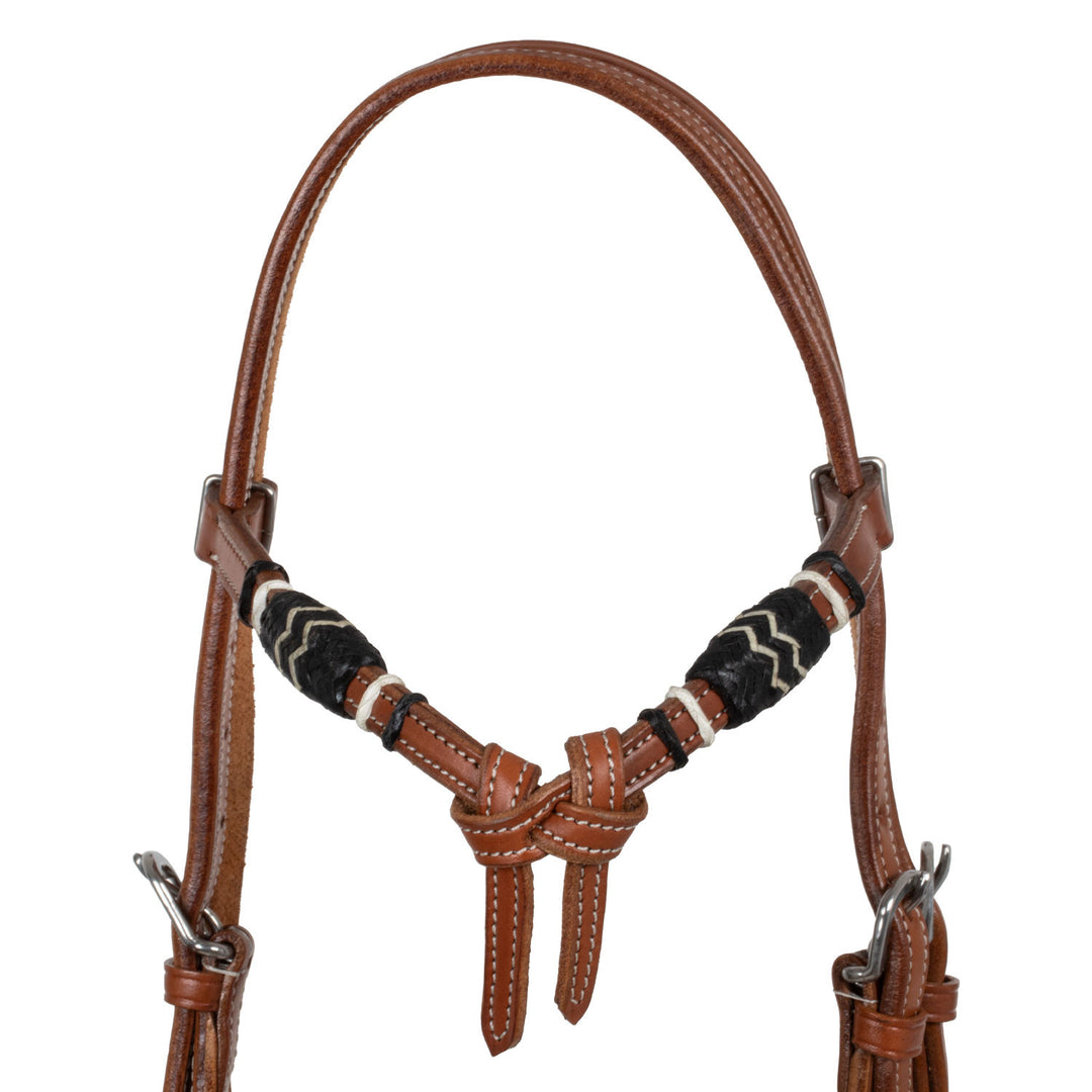 BICOLOR BOSAL SET WITH HORSEHAIR MECATE REINS