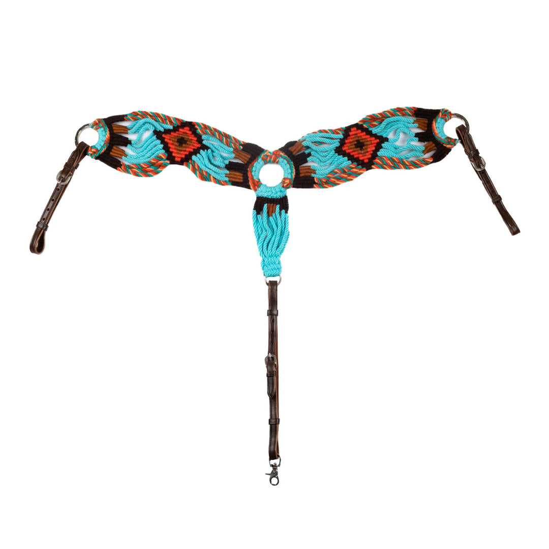 ROPE WAVES WESTERN BREASTCOLLAR