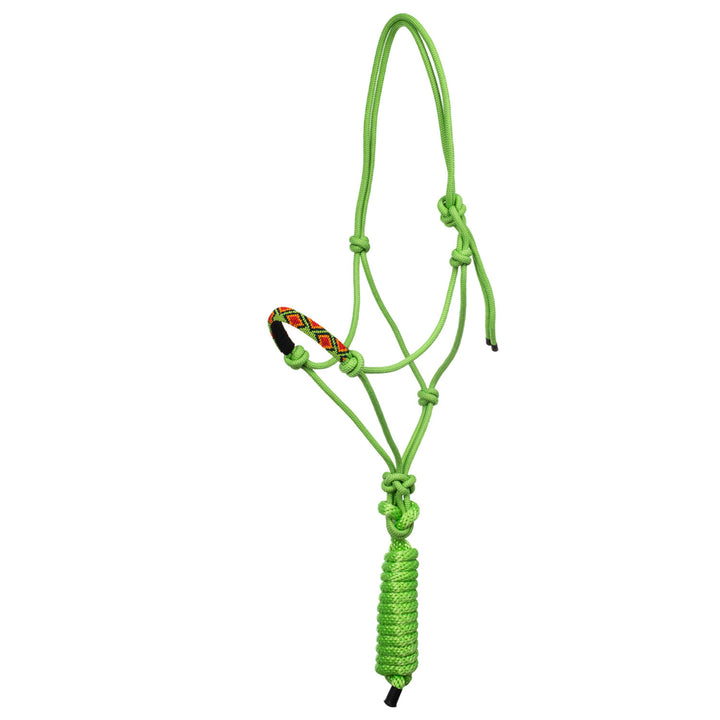NAVAYO KNOT HALTER WITH LEAD LIME