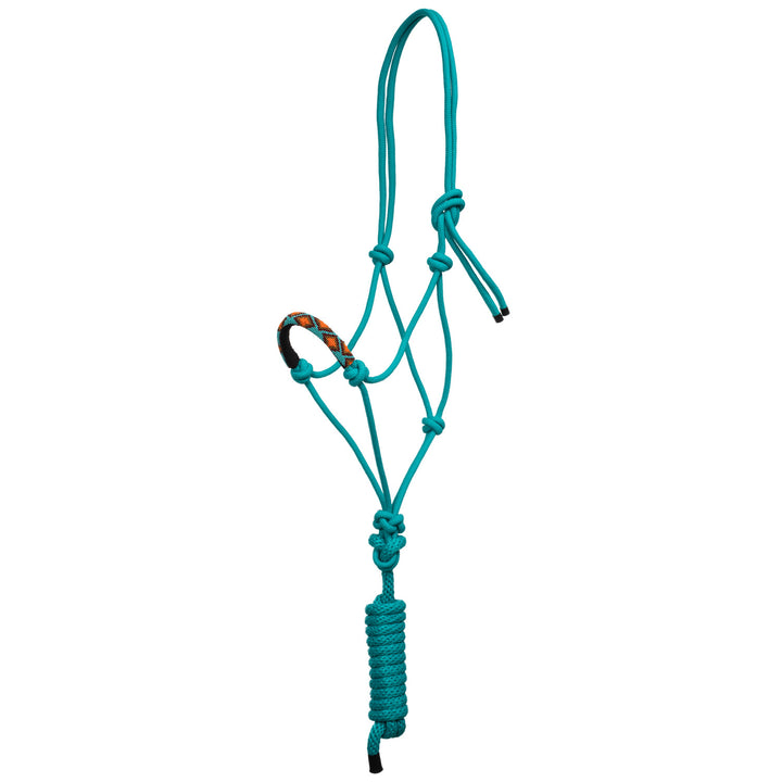 NAVAYO KNOT HALTER WITH LEAD TURQUOISE