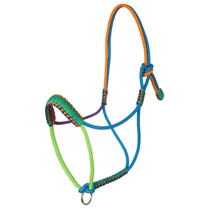 Braided halter with decorations RAINBOW