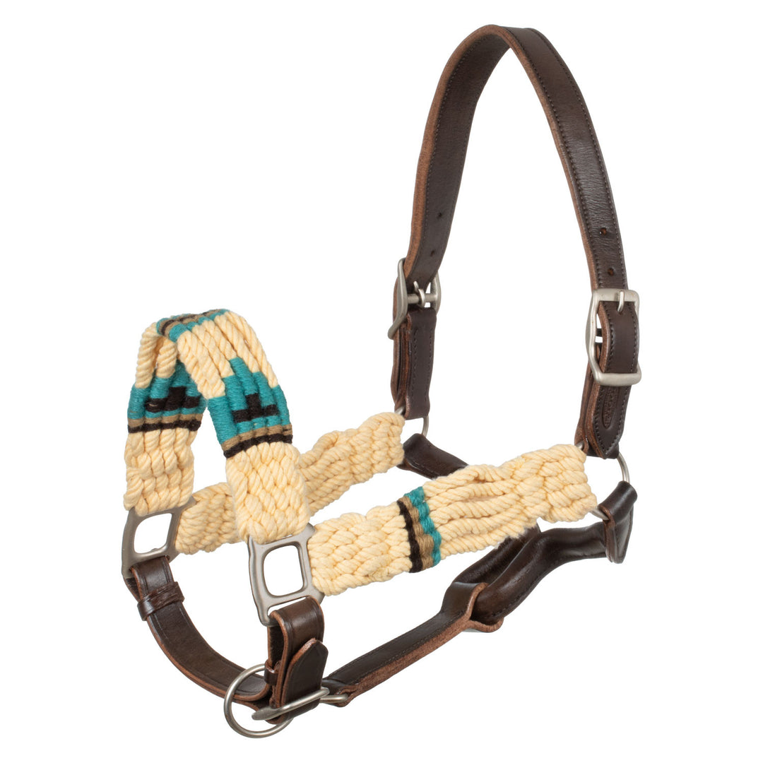 Raw mohair halter