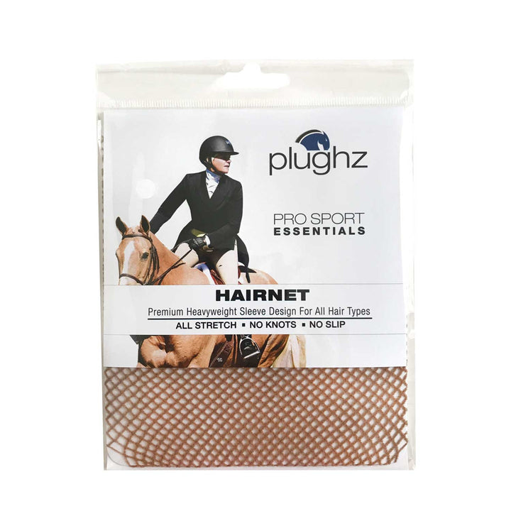 PLUGHZ PROSPORT HAIRNET LIGHT BROWN