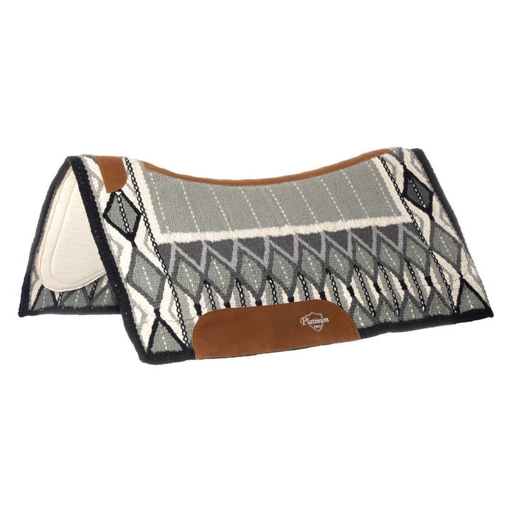 CONTOURED SADDLE PAD WITH WOOLEN BLANKET 34X36