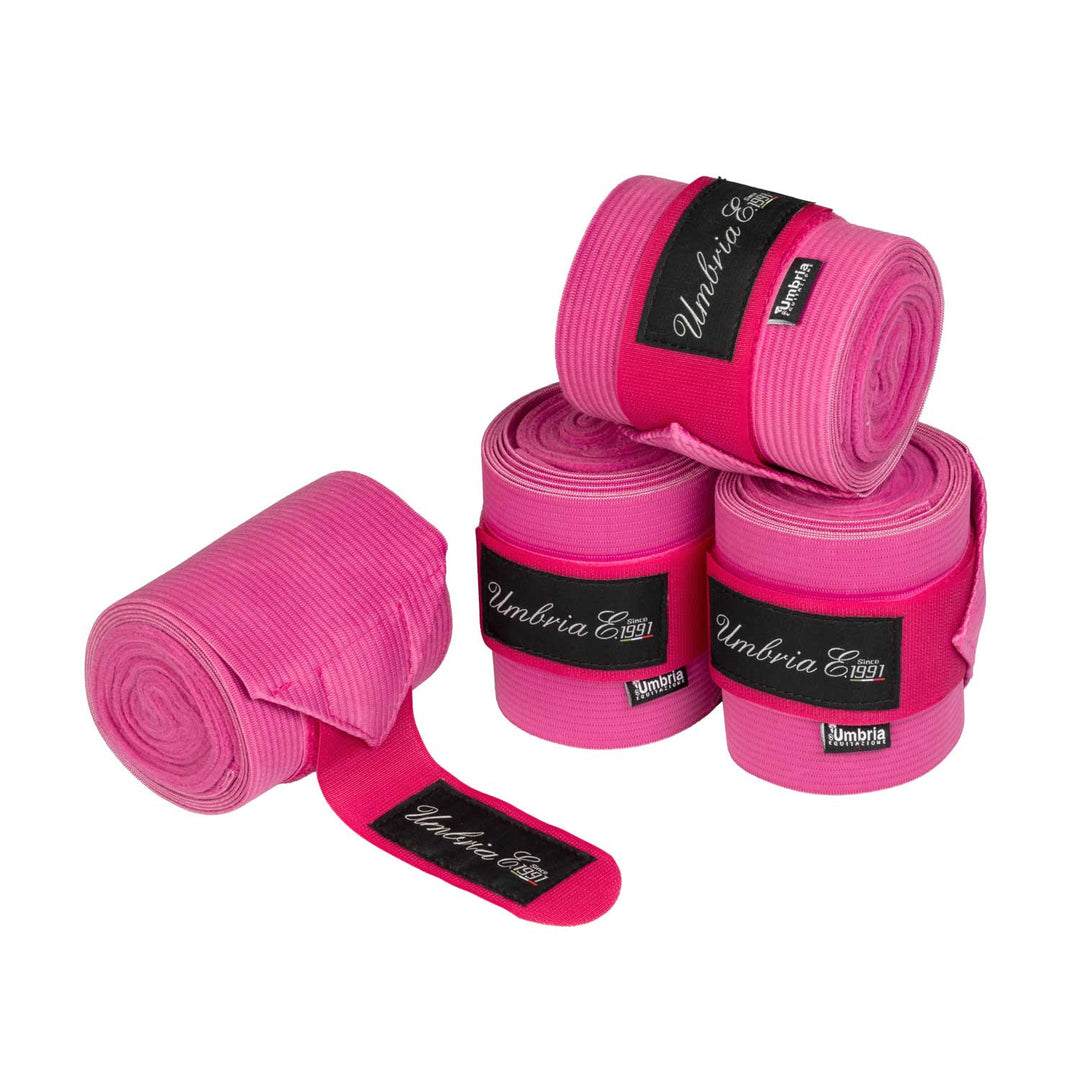 FLEECE+ELASTIC BANDAGES FUCSIA