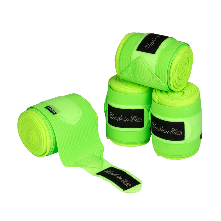 FLEECE+ELASTIC BANDAGES LIME