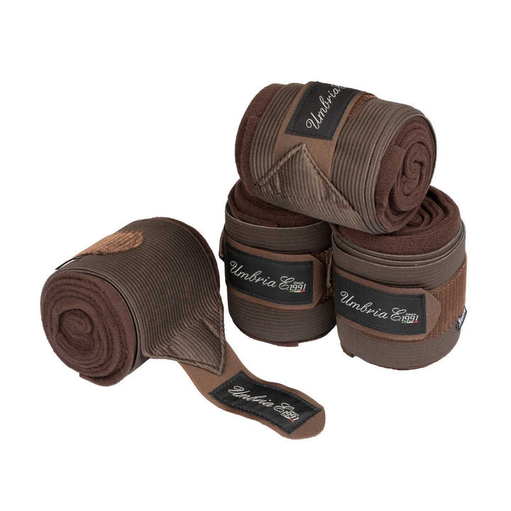 FLEECE+ELASTIC BANDAGES DARK BROWN