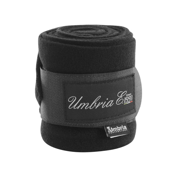 POLAR FLEECE BANDAGES (4PCS) BLACK
