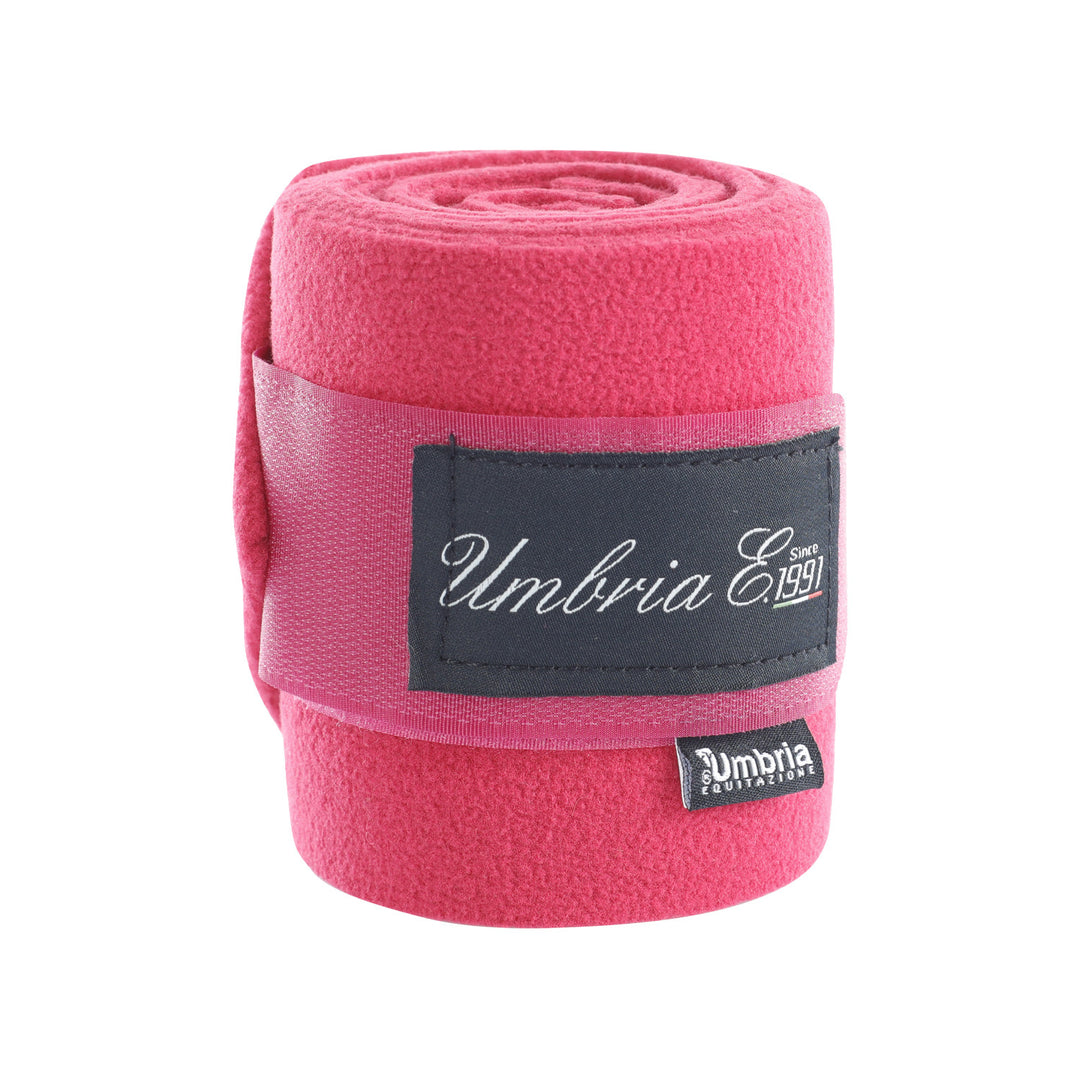 POLAR FLEECE BANDAGES (4PCS) FUCSIA