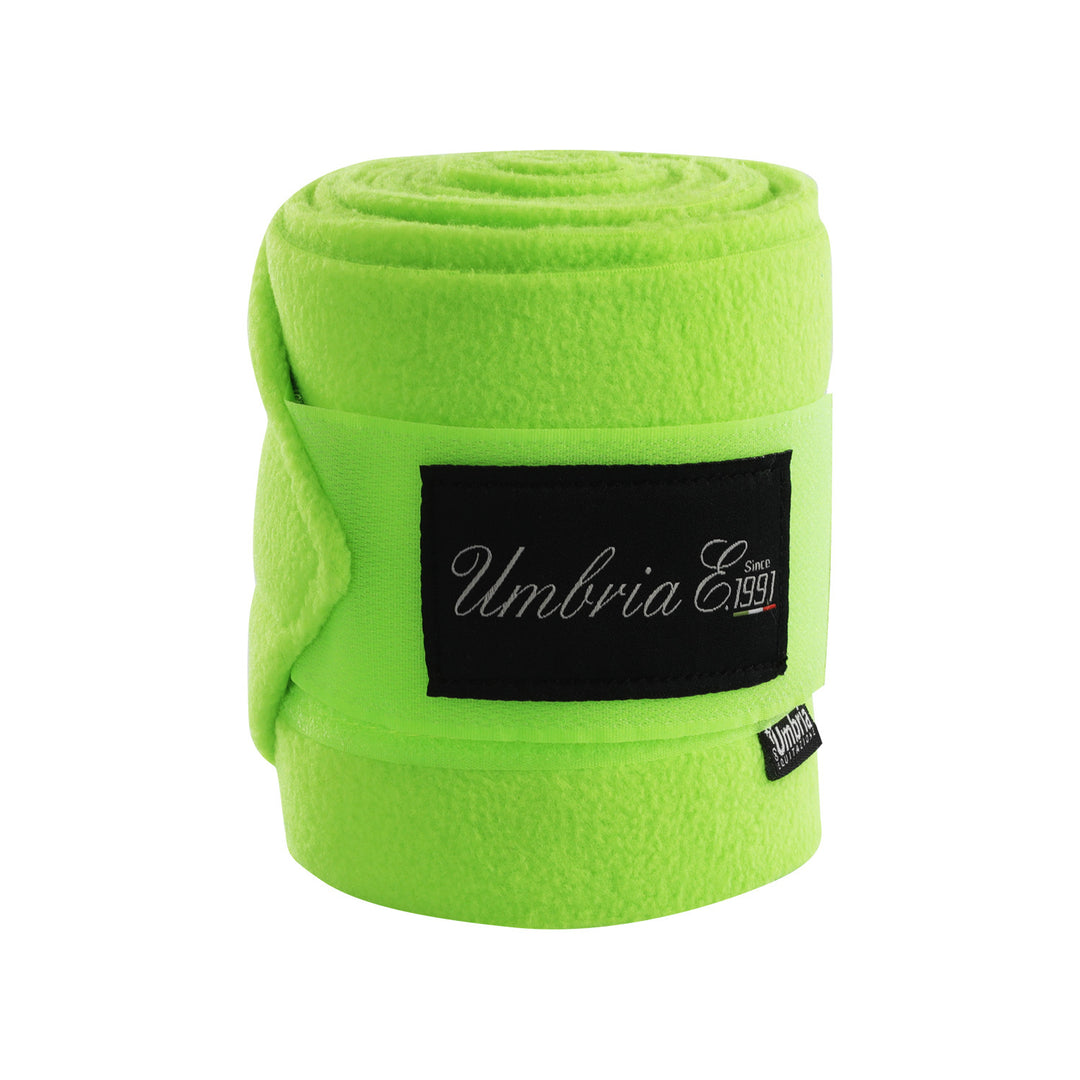 POLAR FLEECE BANDAGES (4PCS) LIME