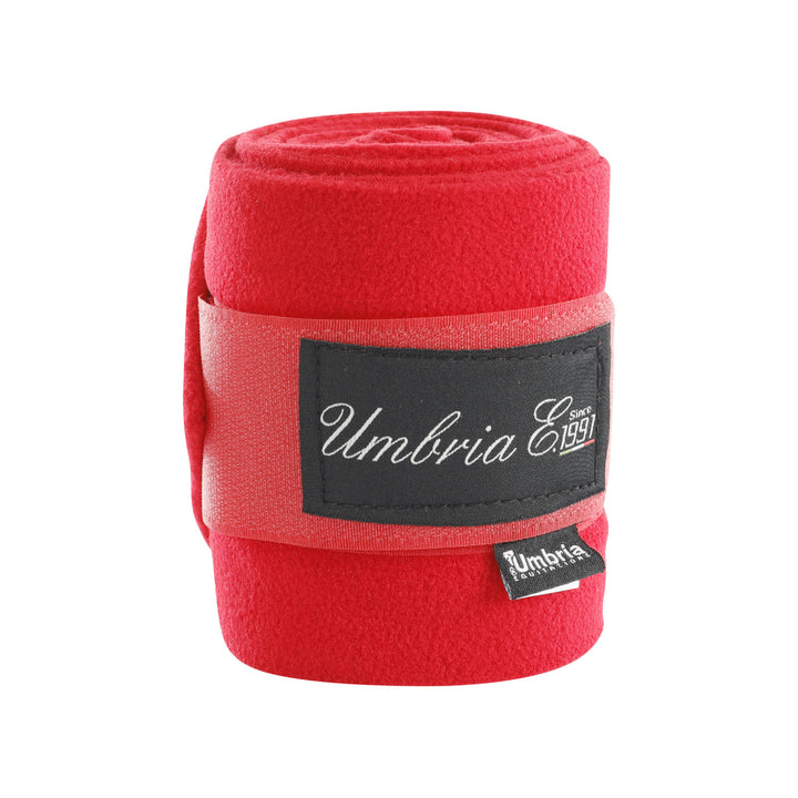 POLAR FLEECE BANDAGES (4PCS) RED