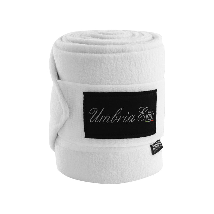 POLAR FLEECE BANDAGES (4PCS) WHITE
