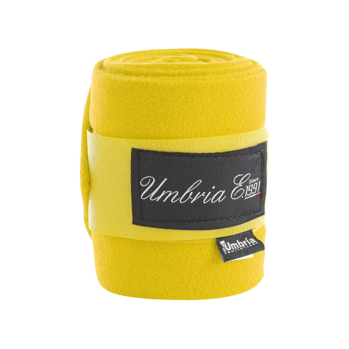 POLAR FLEECE BANDAGES (4PCS) YELLOW
