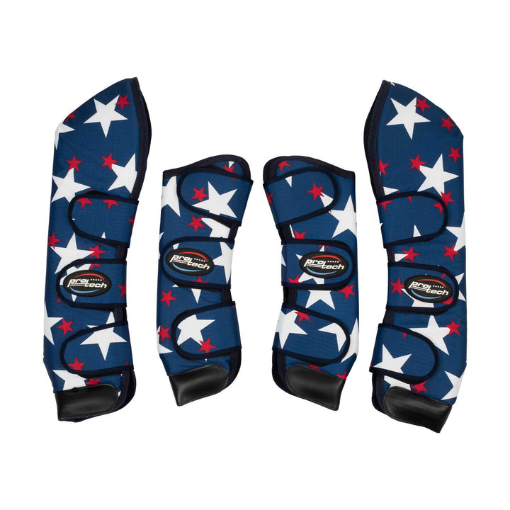 USA STARS TRAVEL BOOTS USA FLAG