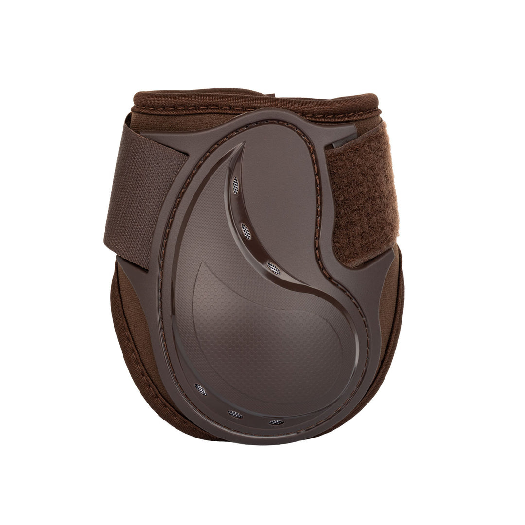 NEOPRENE FETLOCK BOOTS AIR FLOW WITH PLASTIC  BROWN