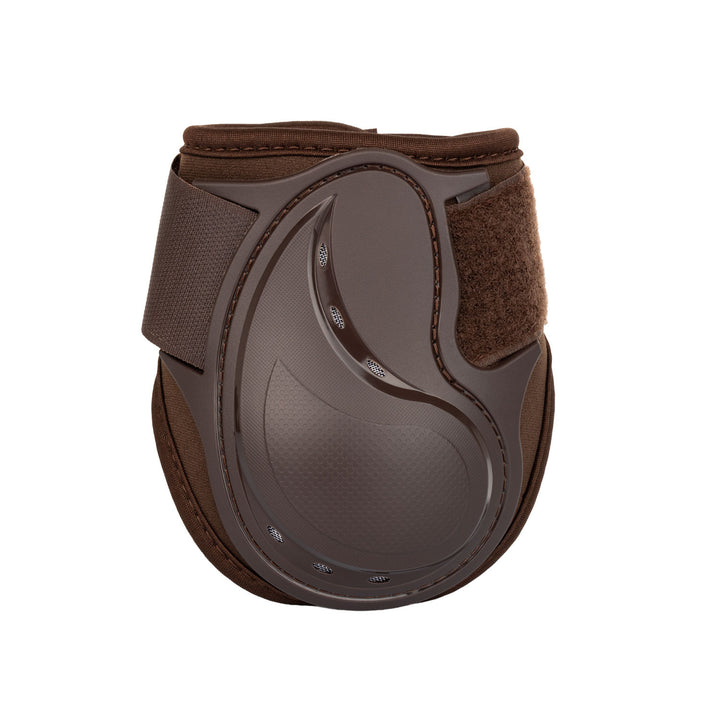 NEOPRENE FETLOCK BOOTS AIR FLOW WITH PLASTIC  BROWN